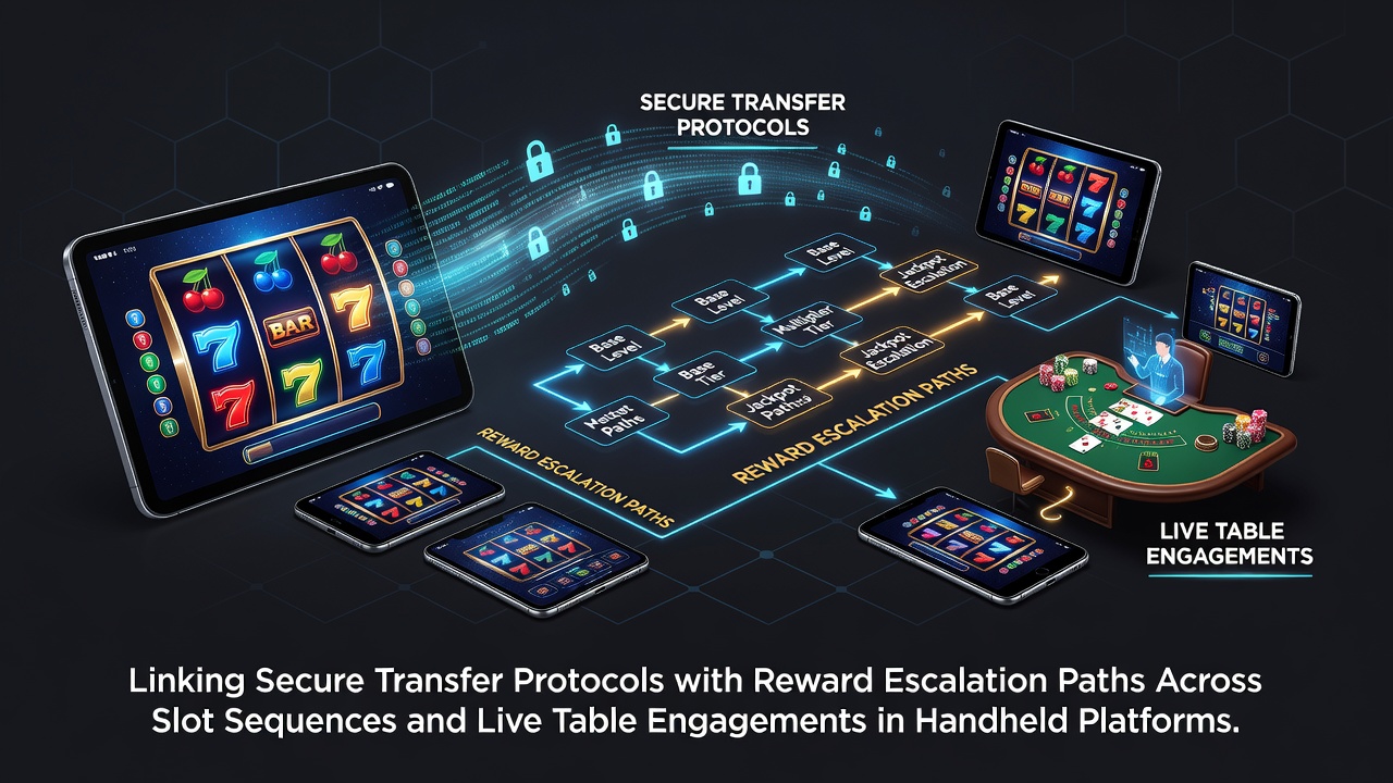 Secure transfer protocols integrated with mobile casino reward systems on handheld devices