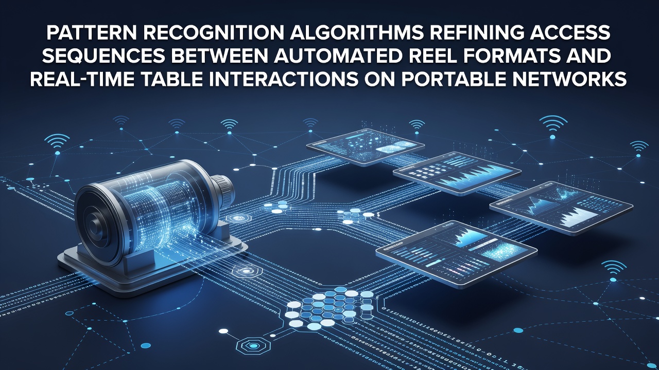 Illustration of pattern recognition algorithms processing data flows between slot reels and live table interfaces on mobile network diagrams