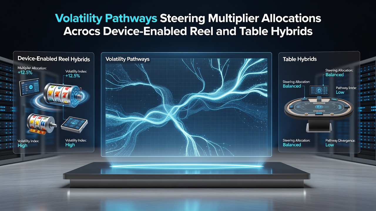 Multiplier allocation dashboard on mobile hybrid gaming platform